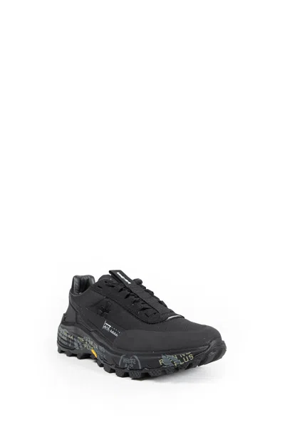 Premiata Devin Sneakers In Black Fabric In Black
