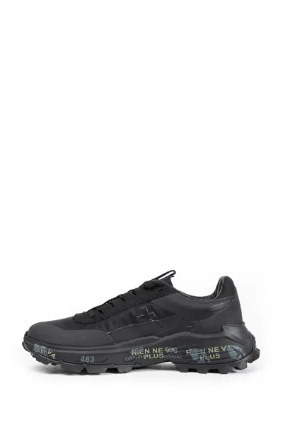 Premiata Devin Sneakers In Black Fabric In Black