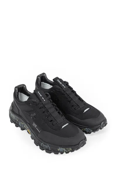 Premiata Devin Sneakers In Black Fabric In Black