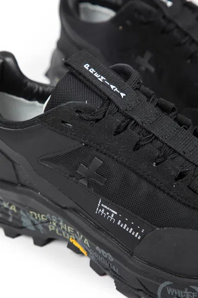 Premiata Devin Sneakers In Black Fabric In Black