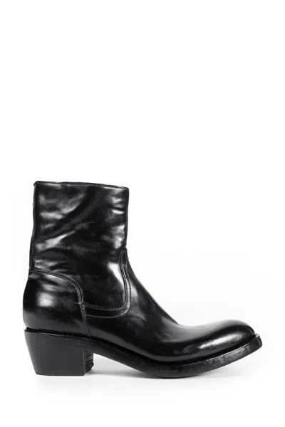 Premiata King Brass Boots In Black