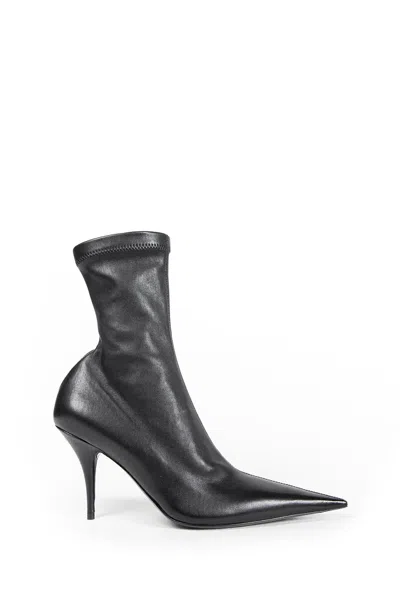 Balenciaga Avenue Booties In Animal Print