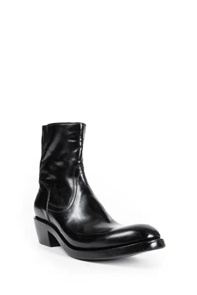 Premiata King Brass Boots In Black