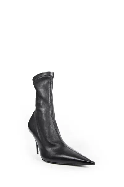 Balenciaga Avenue Booties In Animal Print