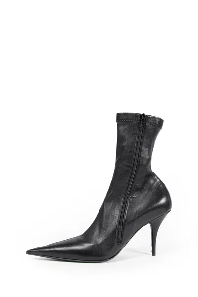 Balenciaga Avenue Booties In Animal Print