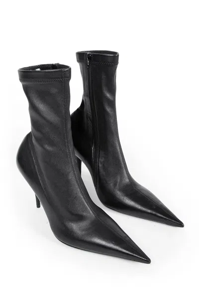 Balenciaga Avenue Booties In Animal Print