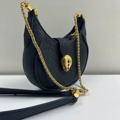 Bvlgari Women Pre-loved Bag Very Good Condition In Black