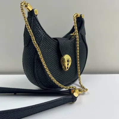 Bvlgari Women Pre-loved Bag Very Good Condition In Black