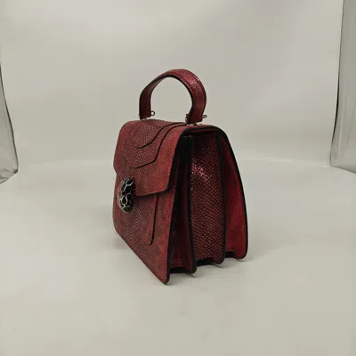 Bvlgari Women Pre-loved Bag Very Good Condition In Burgundy