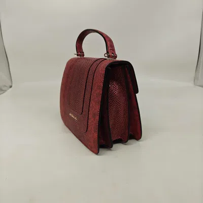Bvlgari Women Pre-loved Bag Very Good Condition In Burgundy
