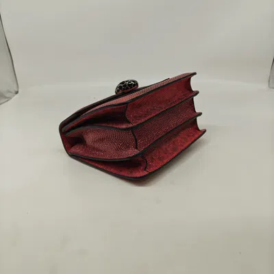 Bvlgari Women Pre-loved Bag Very Good Condition In Burgundy