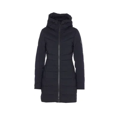 Canada Goose Women Clair Long Down Jacket In Black