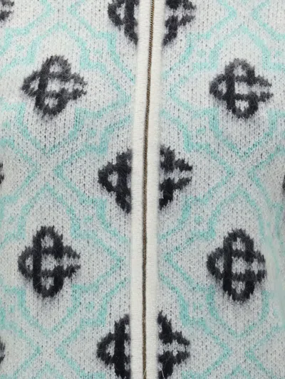 Casablanca Women Merino Wool Sweater In Blue