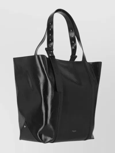 Golden Goose Spacious Tote Bag Dual Handles In Black