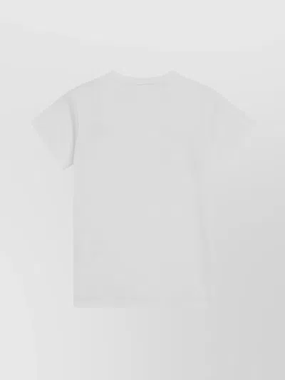 Valentino T-shirt In Cotone Bianco  Donna In White