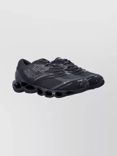 Mizuno Advanced Performance Sneakers Featuring Mesh Design In Black