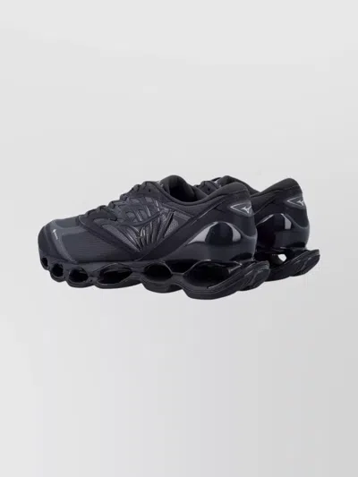 Mizuno Advanced Performance Sneakers Featuring Mesh Design In Black