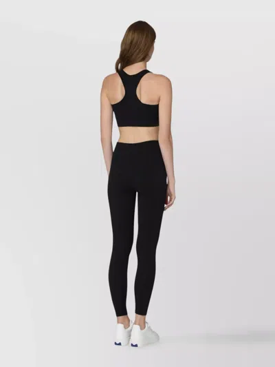 Balenciaga Activewear Sleeveless Top In Matt Nylon Blend In Black