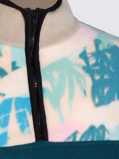 Mauna Kea Modern Color Block Jacket Drawstring Hem In Neutral