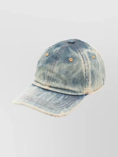 Acne Studios Blue Denim Classic Baseball Hat In Blue
