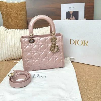 Dior Women Pre-loved Bag Very Good Condition In Pink