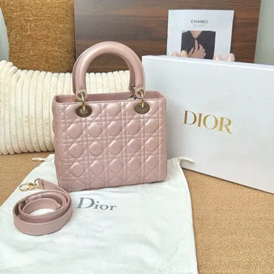 Dior Women Pre-loved Bag Very Good Condition In Pink
