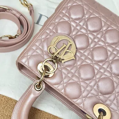 Dior Women Pre-loved Bag Very Good Condition In Pink