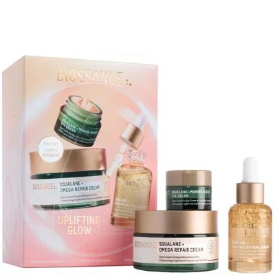 Biossance Uplifting Glow Skincare Set In Multi