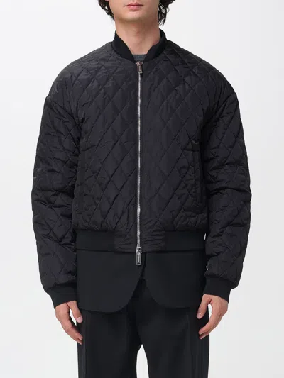 Dsquared2 Quilted Bomber Jacket In Black