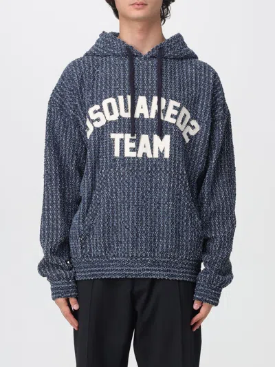 Dsquared2 Sweatshirt  Men Color Navy In Blue