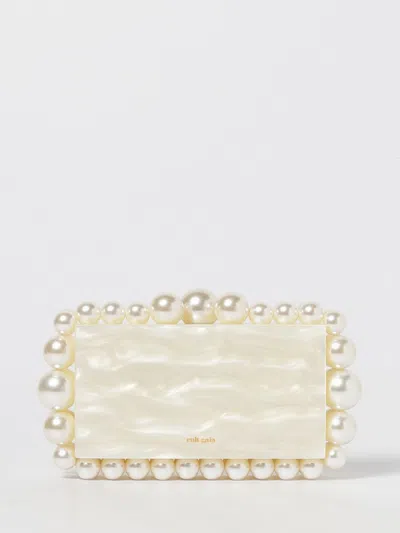 Cult Gaia Eos Clutch In Neutral