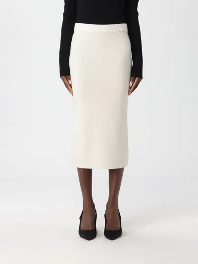 Pinko Skirt  Woman Color White In White