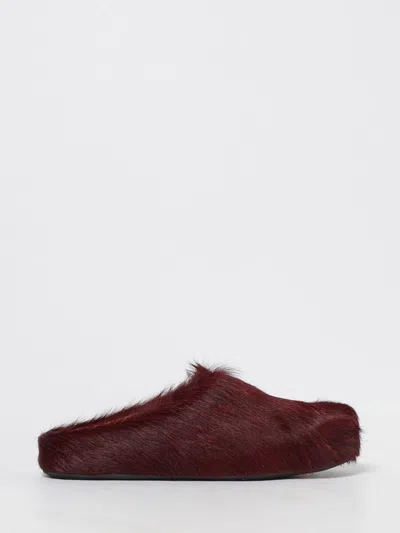 Marni Fussbett Mules In Red