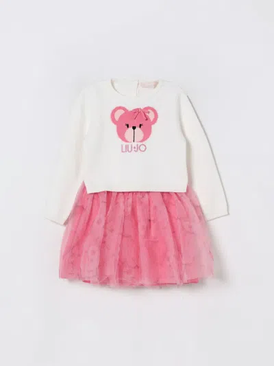 Liu •jo Jumpsuit Liu Jo Kids Color White In Animal Print