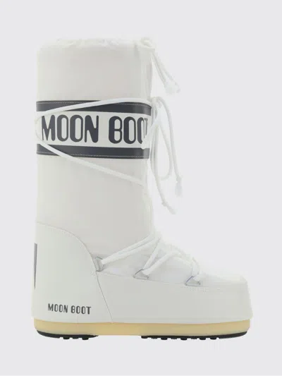 Moon Boot Boots  Woman Color White In Gray