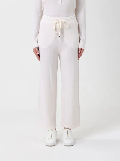 Elisabetta Franchi Pants  Woman Color Milk In White