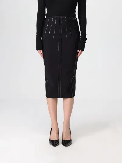 Elisabetta Franchi Skirt  Woman Color Black In Blue
