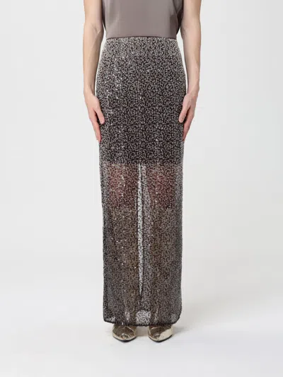 Rotate Birger Christensen Skirt Rotate Woman Color Beige In Multi