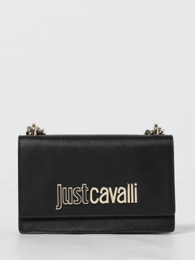Just Cavalli Chain-strap Crossbody Bag In Black