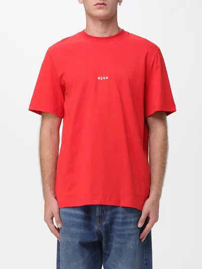 Msgm T-shirt  Men Color Red In Red