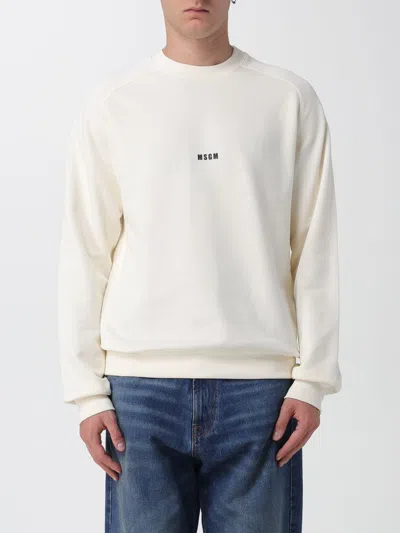 Msgm Sweater  Men Color Beige In Nude