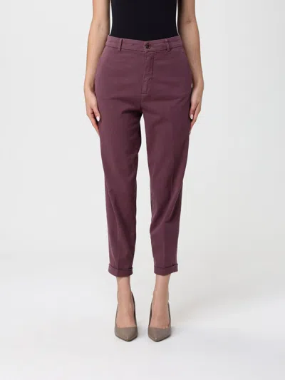 Mason's Pants  Woman Color Plum In Purple