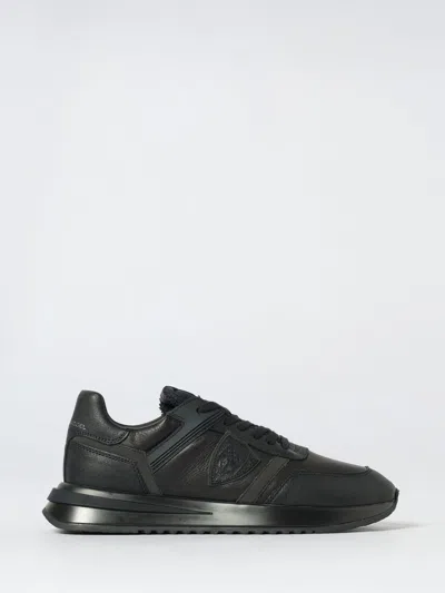 Philippe Model Trop Low Sneakers In Black Leather In Black