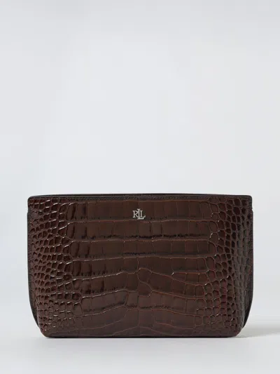 Ralph Lauren Clutch Lauren  Woman Color Dark In Brown