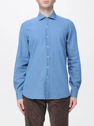 Fay Shirt  Men Color Blue In Blue