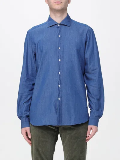 Fay Shirt  Men Color Blue 1 In Blue