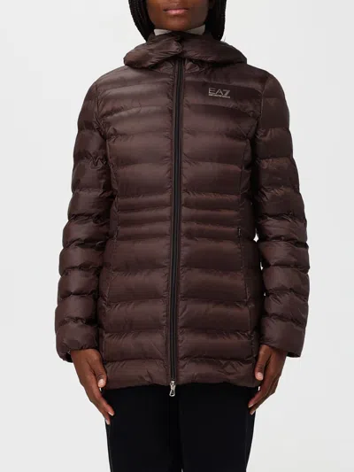 Ea7 Jacket  Woman Color Brown In Brown