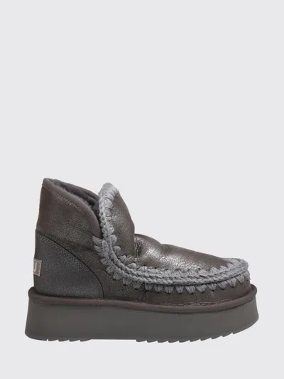 Mou Mini Eskimo Platform Boot In Gray