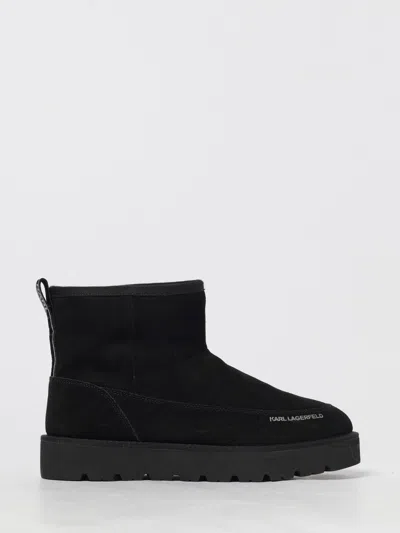 Karl Lagerfeld Thermo Mns Mid Pull On Boot In Black