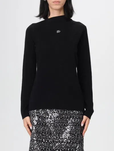 Karl Lagerfeld Sweater  Woman Color Black In Black